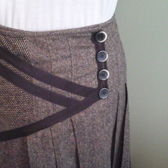 Betty Barclay Brown Wool Skirt, UK18 - Picture 3 of 7